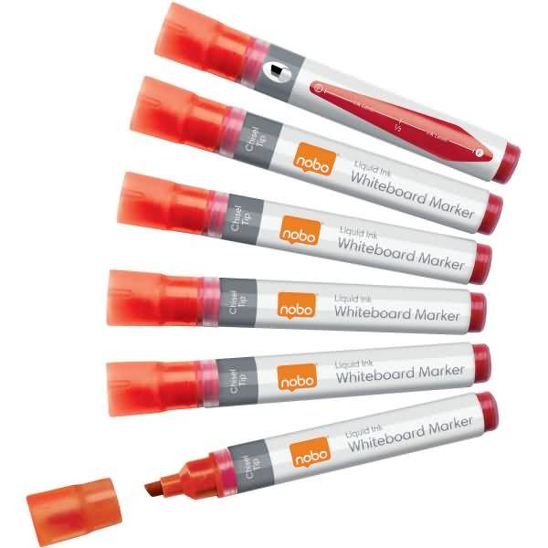 Boardmarker Liquid Ink Keilspitze VE=10 Stück rot