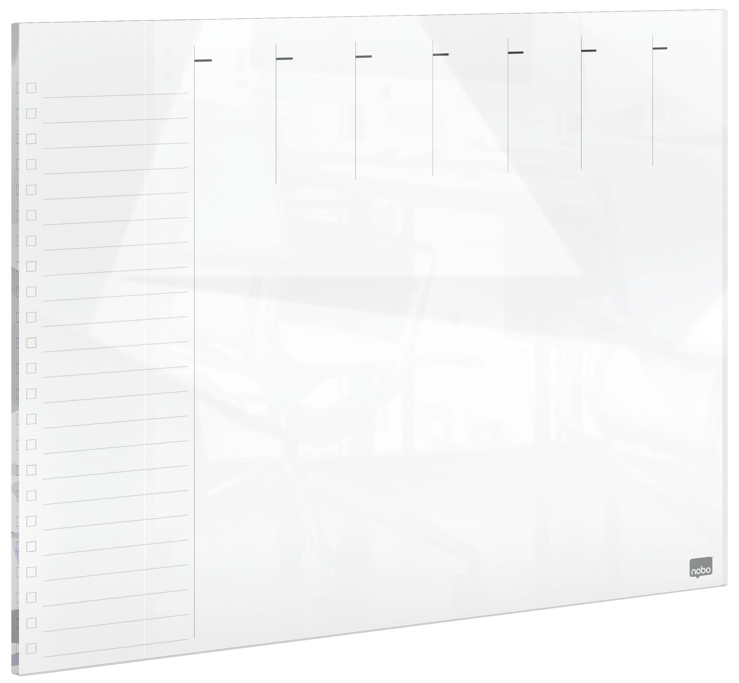 Wochenplaner Glas - Nobo®