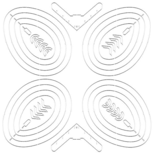 Bastel-Set 3D Oster-Dekoration VE=12 Stück