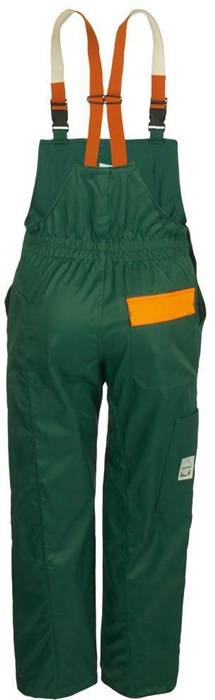 Schnittschutzlatzhose KONIFERE Gr.48 grün/orange WATEX