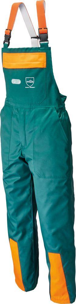 Schnittschutzlatzhose FJ Des.A,Cl.1,60,grün/orange