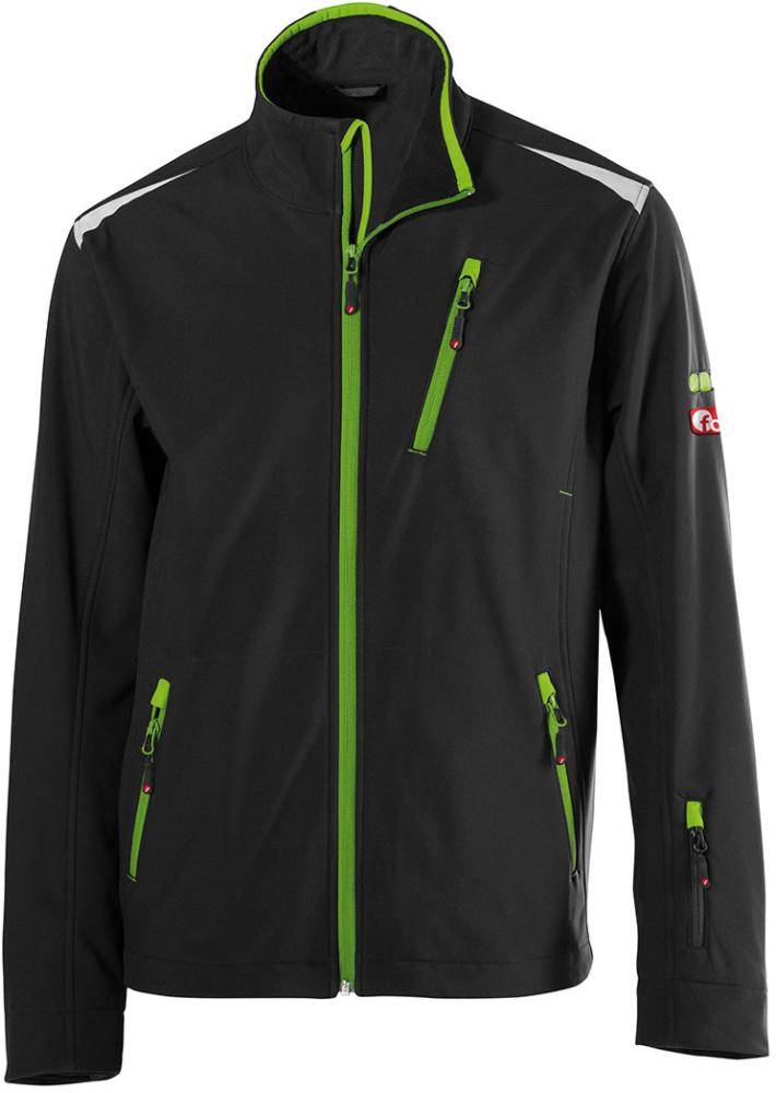 FORTIS Herren Jacke 24, schw./limegreen, Gr. L