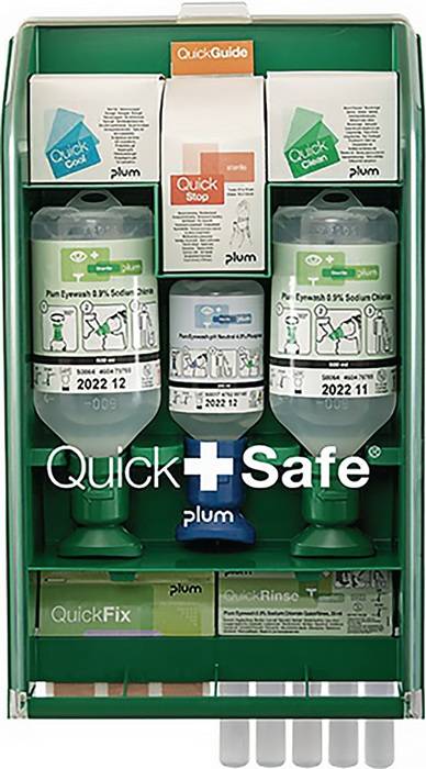 QuickSafe Box Complete befüllt Ku.staubgeschützt PLUM