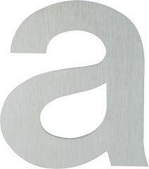 Buchstabe a Edelstahl