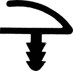 Zimmertürdichtung SD 018 weiss