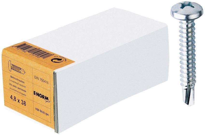 DIN 7504 ST galZn M (alt N)-H 3,5x25 HP E-No