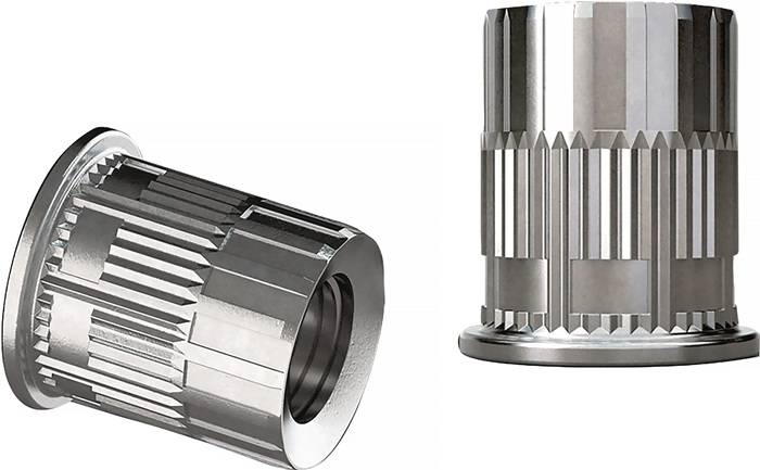 Blindnietmutter Nietschaft dxl 7x9,5mm M5 Stahl,verz.Flachkopf 500 St.GESIPA