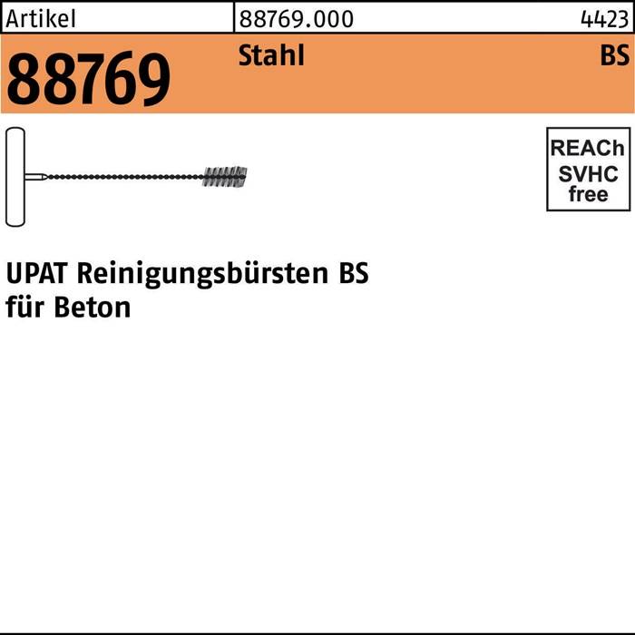 Reinigungsbürste R 88769 UMV VARIO BS 8 - F. M6 Stahl 1 Stück UPAT