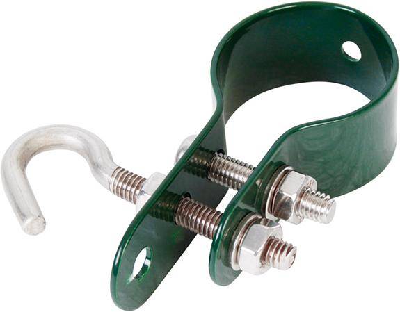 Strebenschellen für Geflechtspannst.grün 34mm