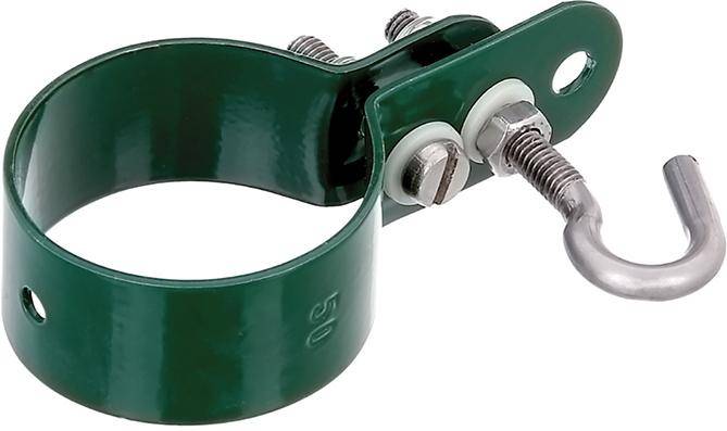 Strebenschellen für Geflechtspannst.grün 48mm