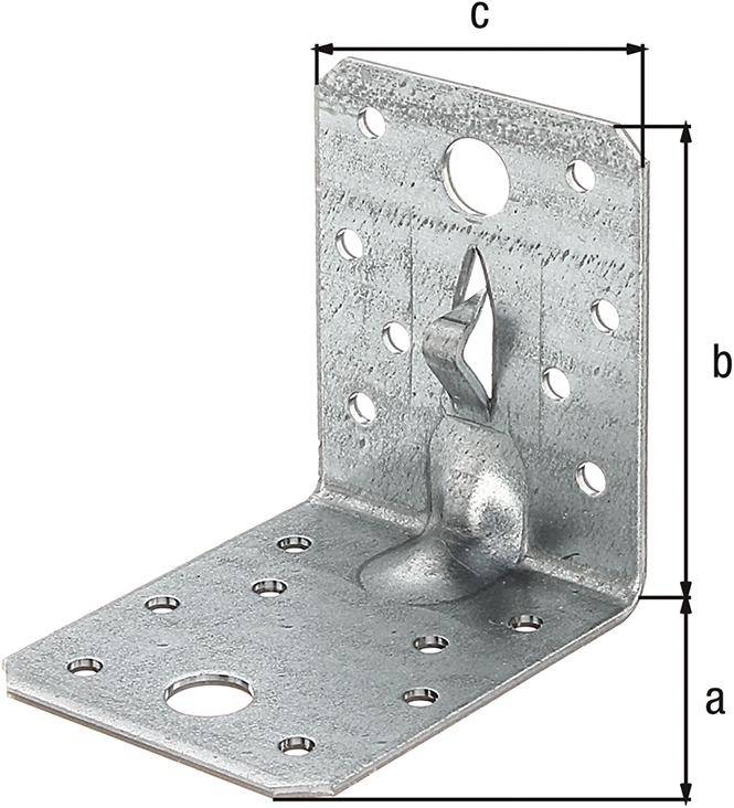 Winkelverbinder m.Sicke,zE,vz,70x70x55