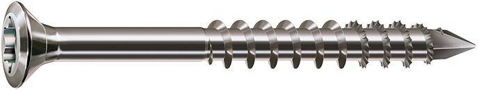 Spax A2 Linsensenkk. Torx T15 Teilgew. 100St Fassadenschr. -Extra Kl. Kopf 4x60