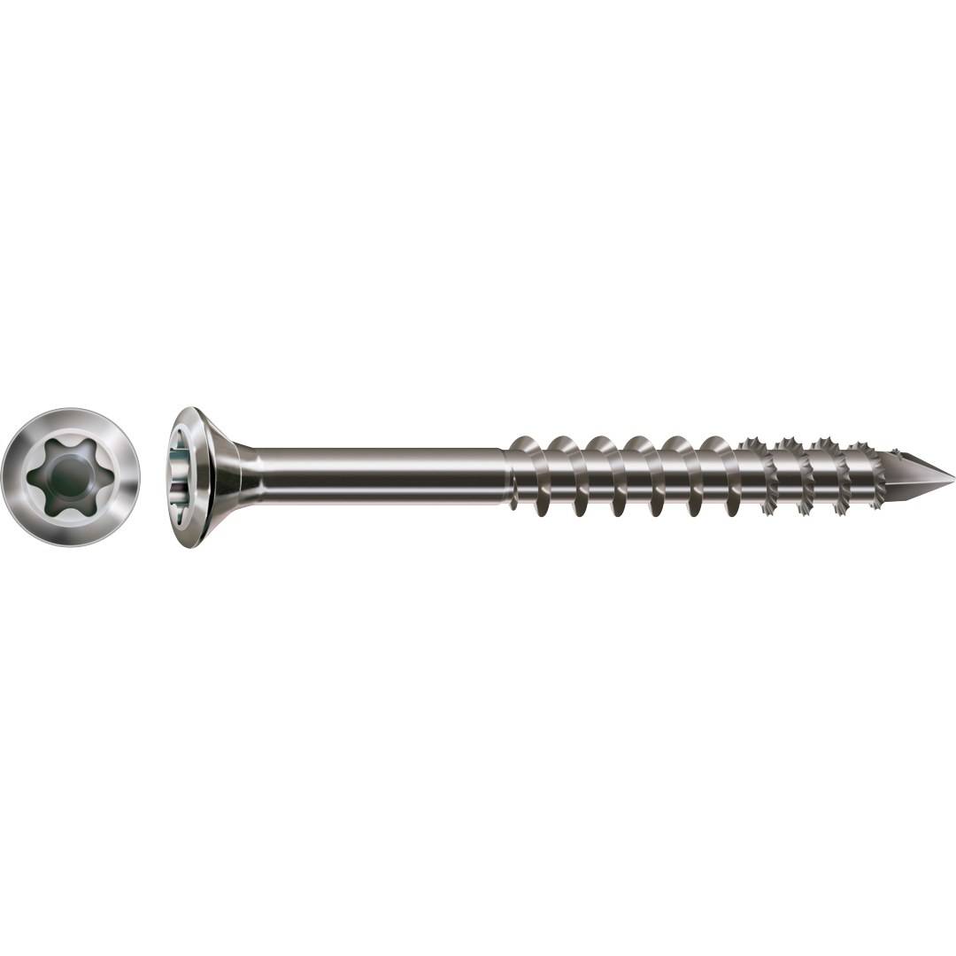 SPAX Fassadenschraube - Edelstahl A2 - kleiner Linsensenkkopf T-STAR plus TX 15 - 4x60 mm