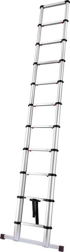 Teleskopleiter FORTIS 11 Sprossen Leiterlänge 0,82m eingef.Arbeitshöhe 3,27 m
