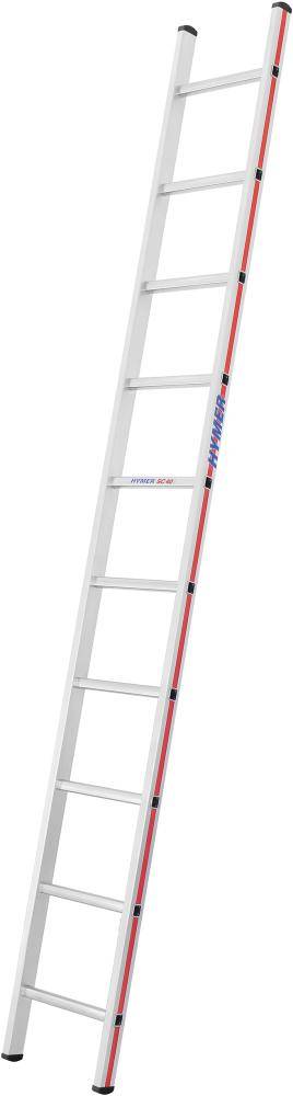 Hymer Sprossenanlegeleiter mit Walzprofil 10 Sprossen