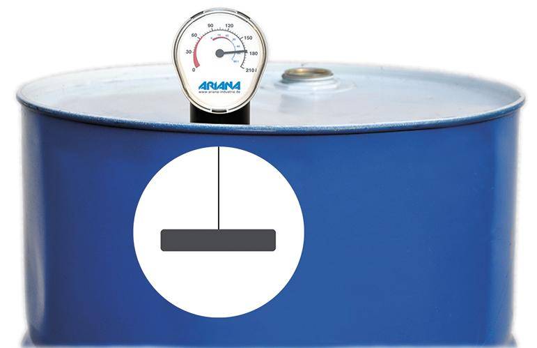 Füllstandsanzeige für 60L und 210L ARIANA