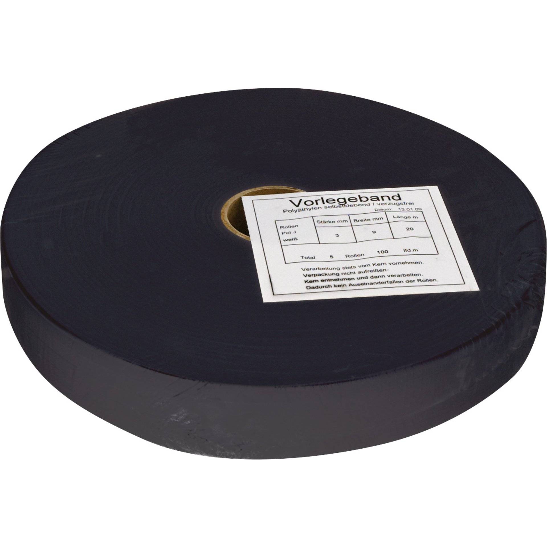 Soudal Vorlegeband 3x9mm schwarz (m)