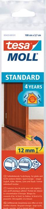 Türdichtschiene tesamoll® 5433 Länge1000xHöhe37mm braun f.glatte BD TESA