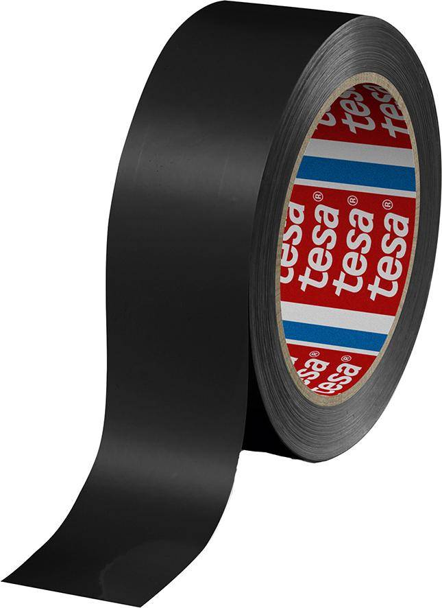 Tesafilm® Pvc Farbig 04 Schwarz 66m x 12mm