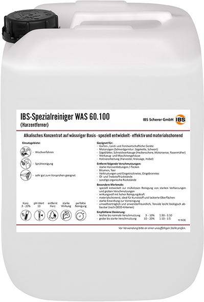 IBS-Spezialreiniger WAS 60.100 20L (Harzentferner)