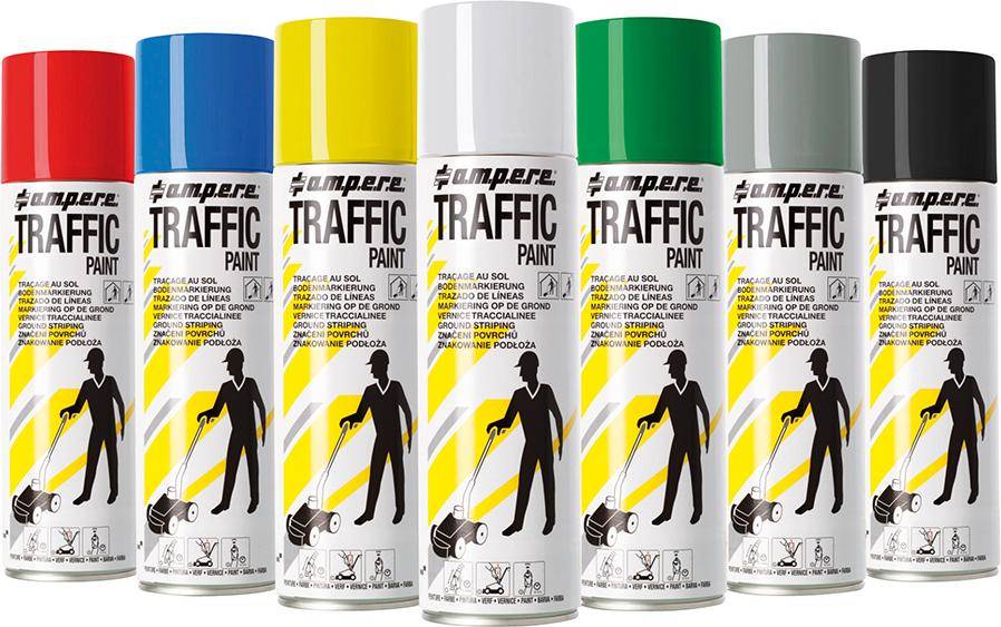 Bodenmarkierspray Traffic 500ml grau