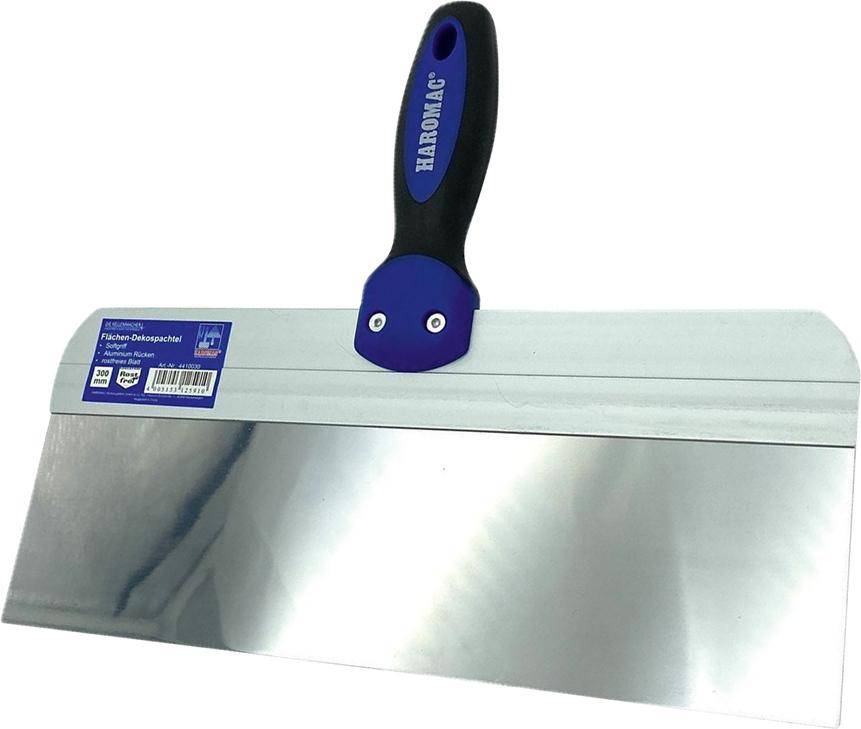 Flächen-Dekospachtel 300mm mit Softgriff und Alurücken Haromac