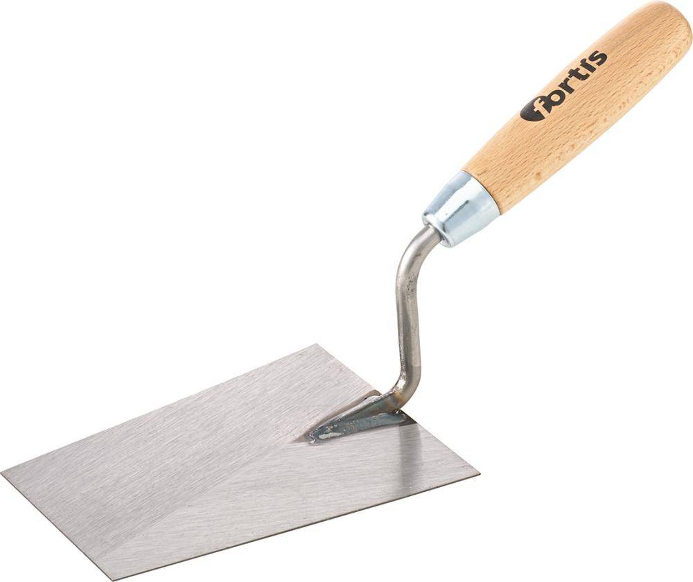 Maurerkelle 160mm mit geradem Hals FORTIS