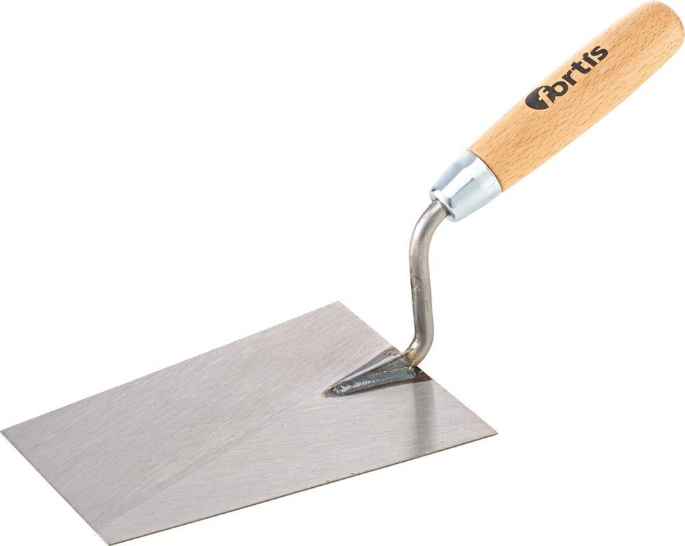 Maurerkelle 180mm mit geradem Hals FORTIS