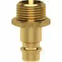Stecknippel für Kupplung NW 7,2mm, Messing, Serie ES, AG G1/2" LÜDECKE Stecknippel für Kupplung NW 7,2mm, Messing, Serie ES, AG G1/2" LÜDECKE