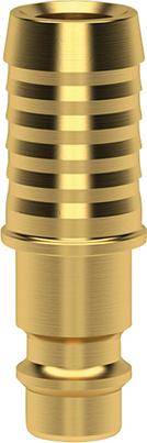Stecktülle für Kupplung NW 7,2mm, Messing, Serie ES, Tülle 13 LÜDECKE