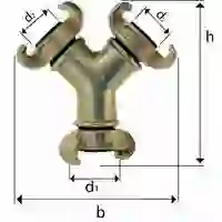 Dreiwegestück Temperguss, 3 x R 1" IG LÜDECKE Dreiwegestück Temperguss, 3 x R 1" IG LÜDECKE