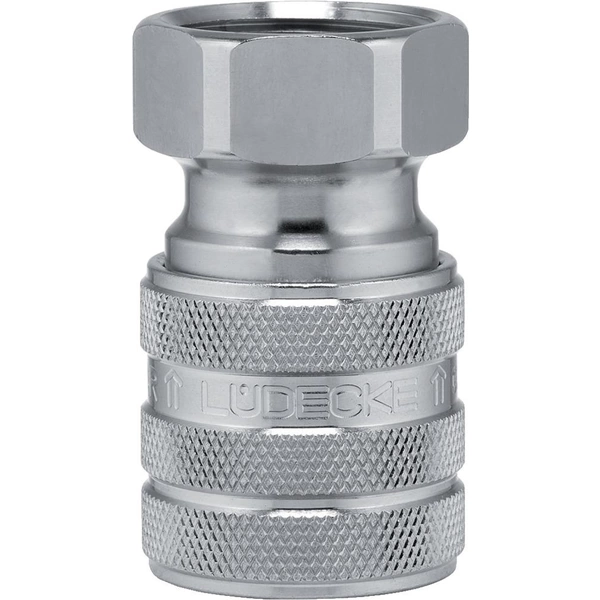 WaterProfi Kupplung Serie WS, DN9, m.Ventil, IG G3/4", LÜDECKE WaterProfi Kupplung Serie WS, DN9, m.Ventil, IG G3/4", LÜDECKE