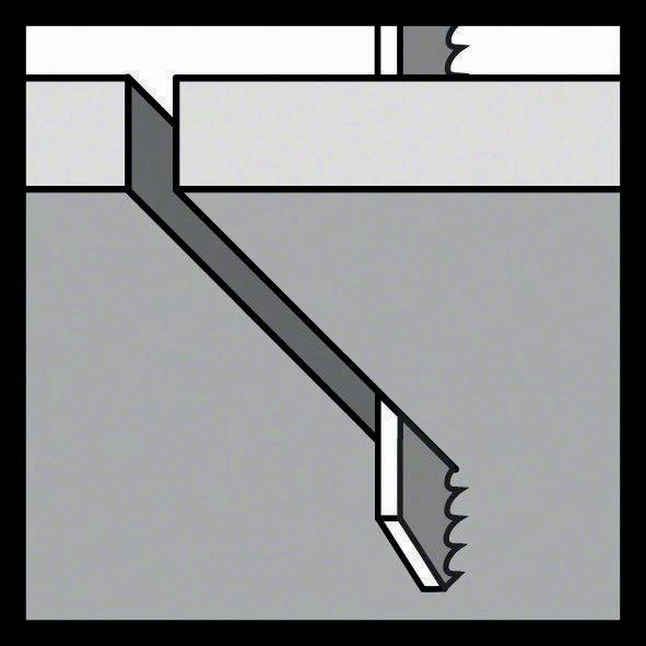 Stichsägeblatt T 121 AF Speed for Metal L.92mm Zahnteilung 1,2mm BIM 25er Pack