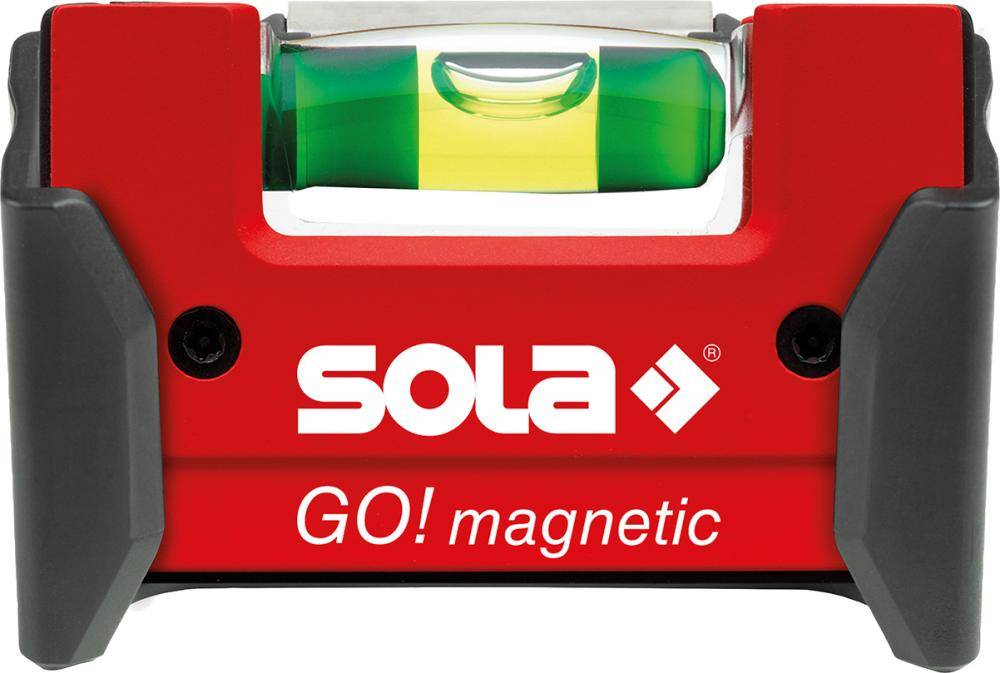 Magnet-Mini-Wasserwaage Go Magnet Clip 7,5cm Sola