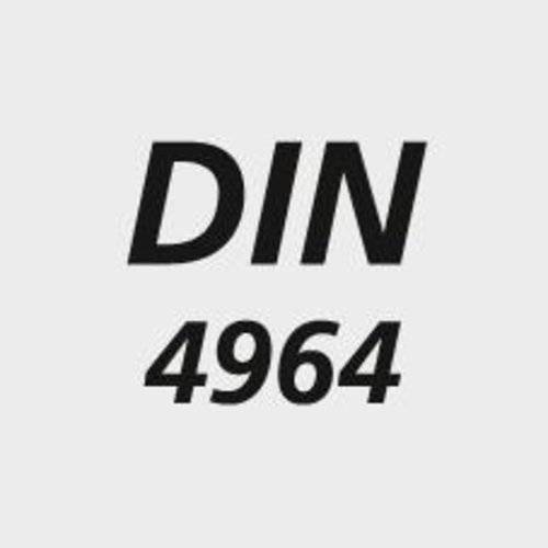 **DIN 4964** Text in fett schwarzer Schrift auf hellgrauem Hintergrund.