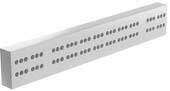 Distanzleiste,13952 Kunst.-weiss
