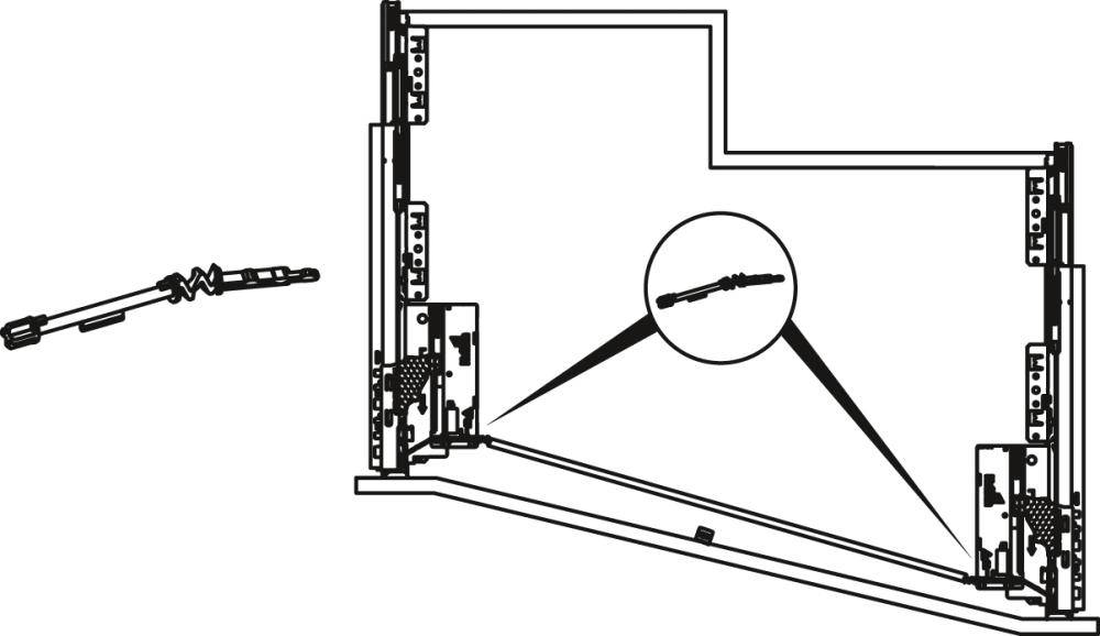 Flexibler Adapter für Push to open Silen