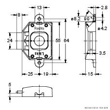 Junie ASS Riegelschloss 1781 30 mm o. Einsatz