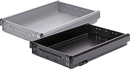 Stahlschubk.,20722,mit OrgaLine,aluoptik