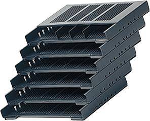 Formularablage,75498, 6 Fächer,schwarz