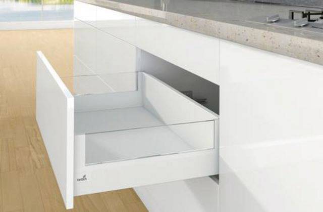 Designelement ArciTech DesignSide Glas Floatglas L.500mm HETTICH