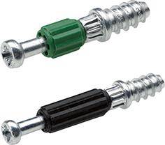 Einschraubdübel,48038,Ø5mm,verz./schwarz