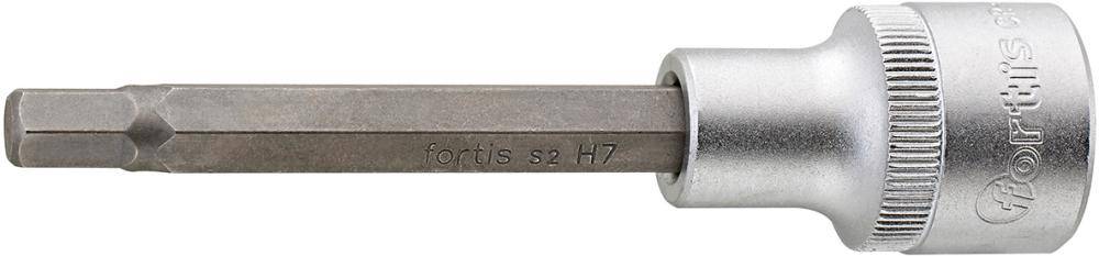 Schraubendr.-Einsatz 1/2"7x100mm i6kt. FORTIS