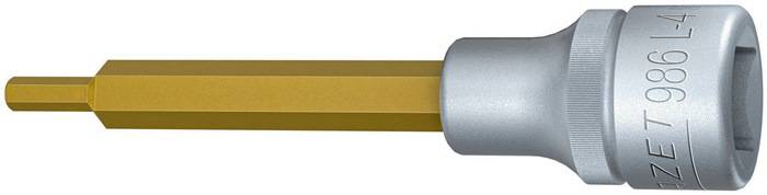 Steckschlüsseleinsatz 986L-4 1/2 Zoll Innen-6-kant SW 4mm L.100mm HAZET