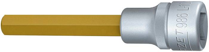 Steckschlüsseleinsatz 986L-10 1/2 Zoll Innen-6-kant SW 10mm L.100mm HAZET