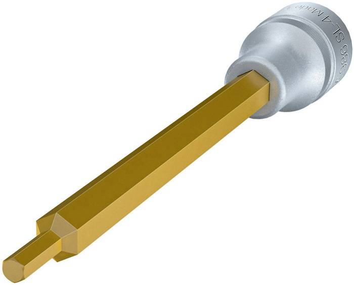 Steckschlüsseleinsatz 986SL-4 1/2 Zoll Innen-6-kant SW 4mm L.140mm HAZET