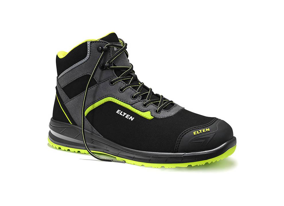 Sicherheitsstiefel LOAN XXSports Pro black-lime Mid ESD S3, Gr. 43