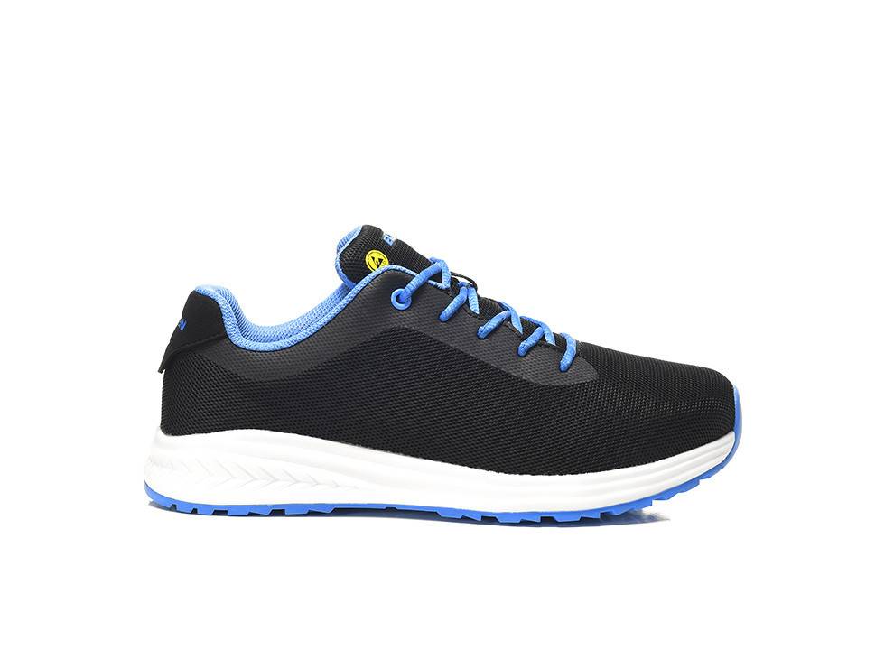Berufshalbschuh MARAIS black-blue Low ESD O1, Gr. 48
