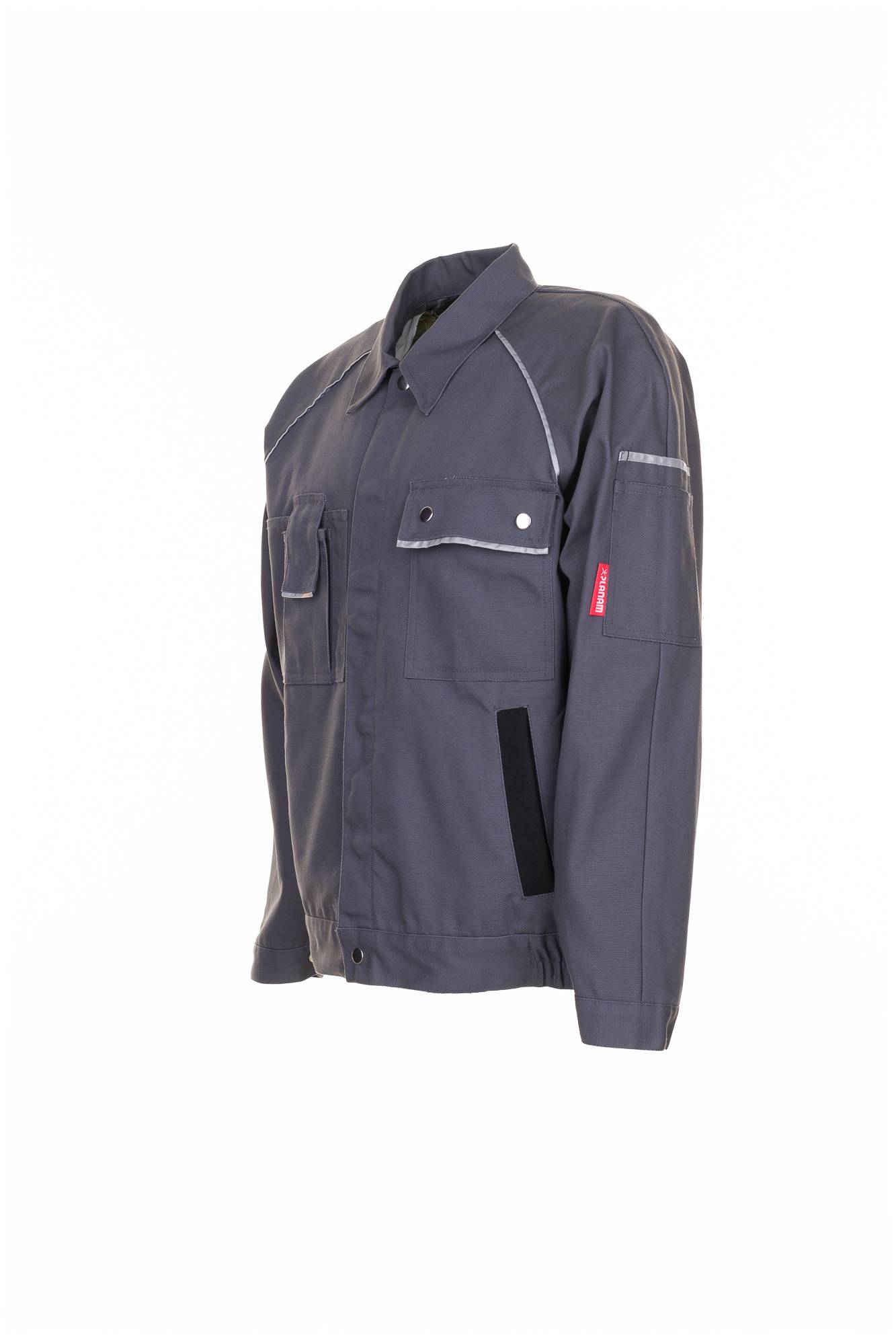 Planam Canvas 320 Bundjacke grau/schwarz 24 2113024
