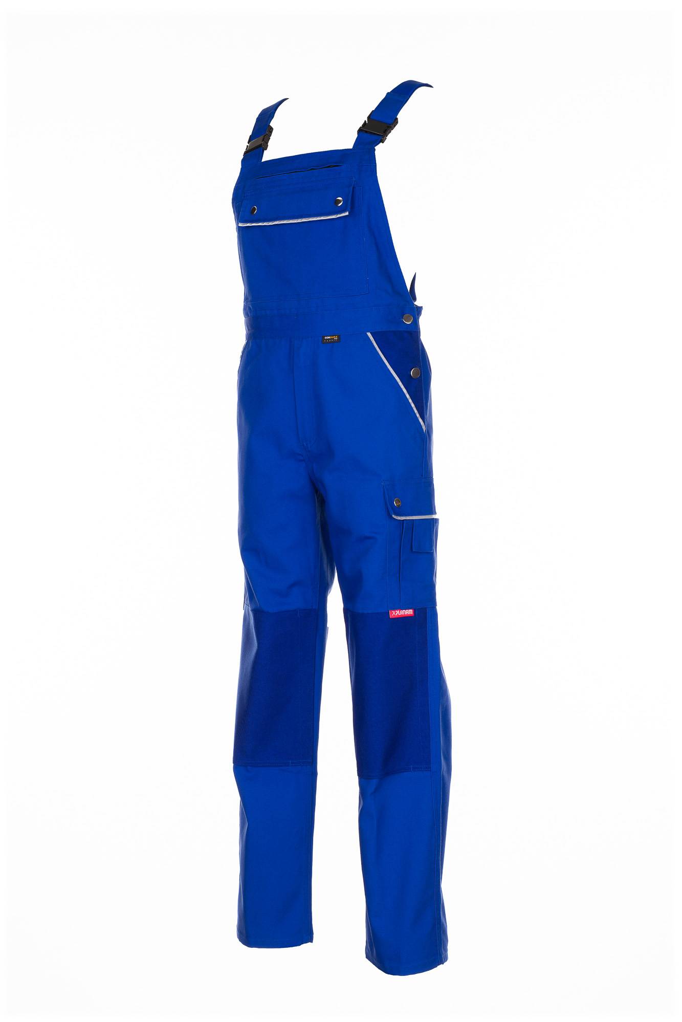 Planam Canvas 320 Latzhose kornblumenblau/kornblumenblau 24 2130024